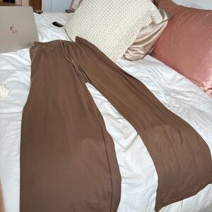 Source Unknown Brown Wide Leg Pants
